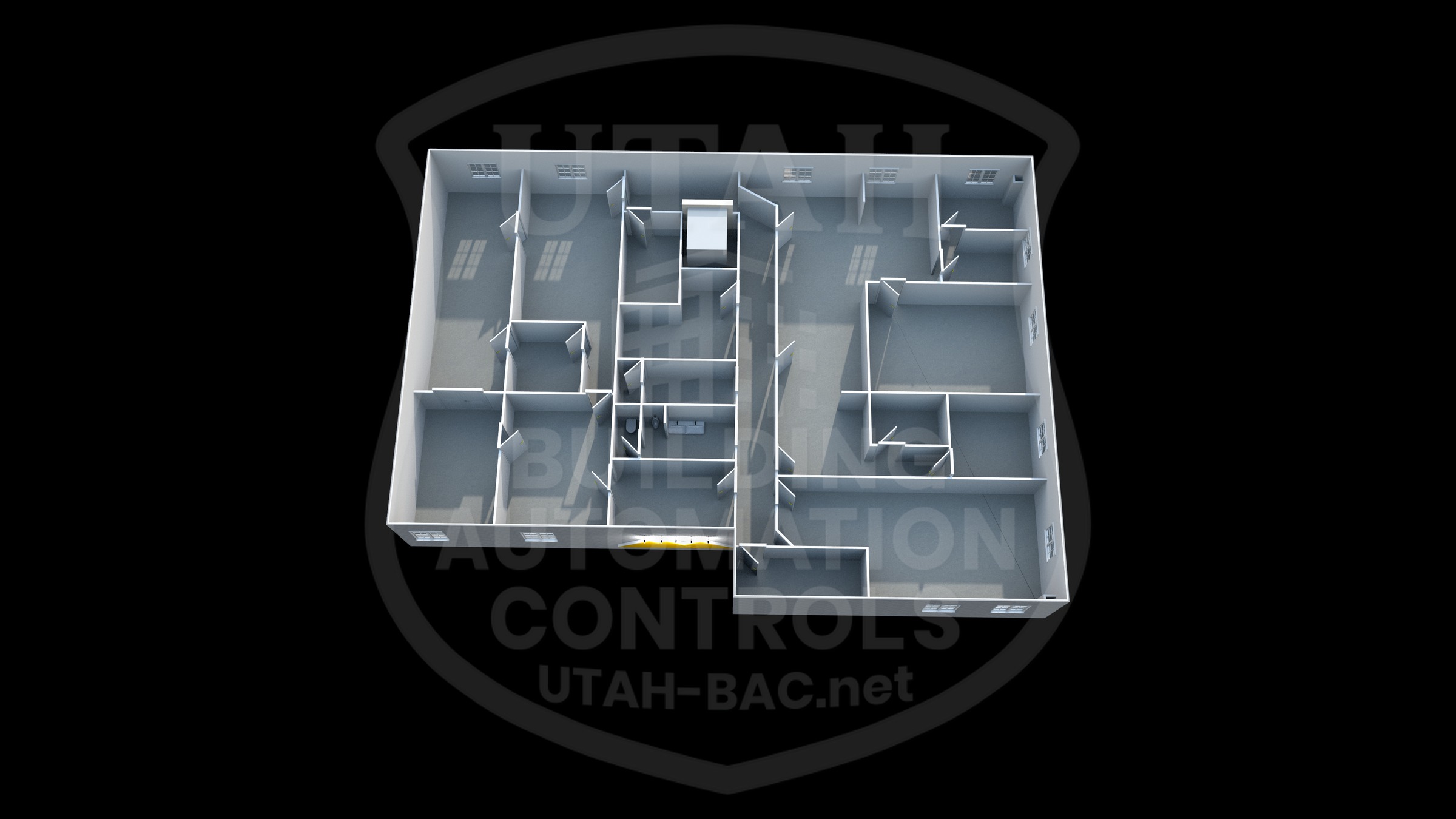 Commercial building — third floor